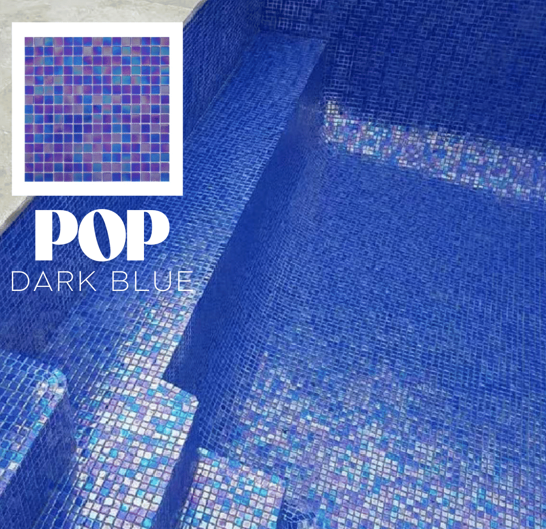 โมเสค TIMELESS TILES รุ่น POP HOLOGRAM 32.7 X 32.7 ซม. สีน้ำเงิน ผิวเงา (ราคา/ตรม.)_4